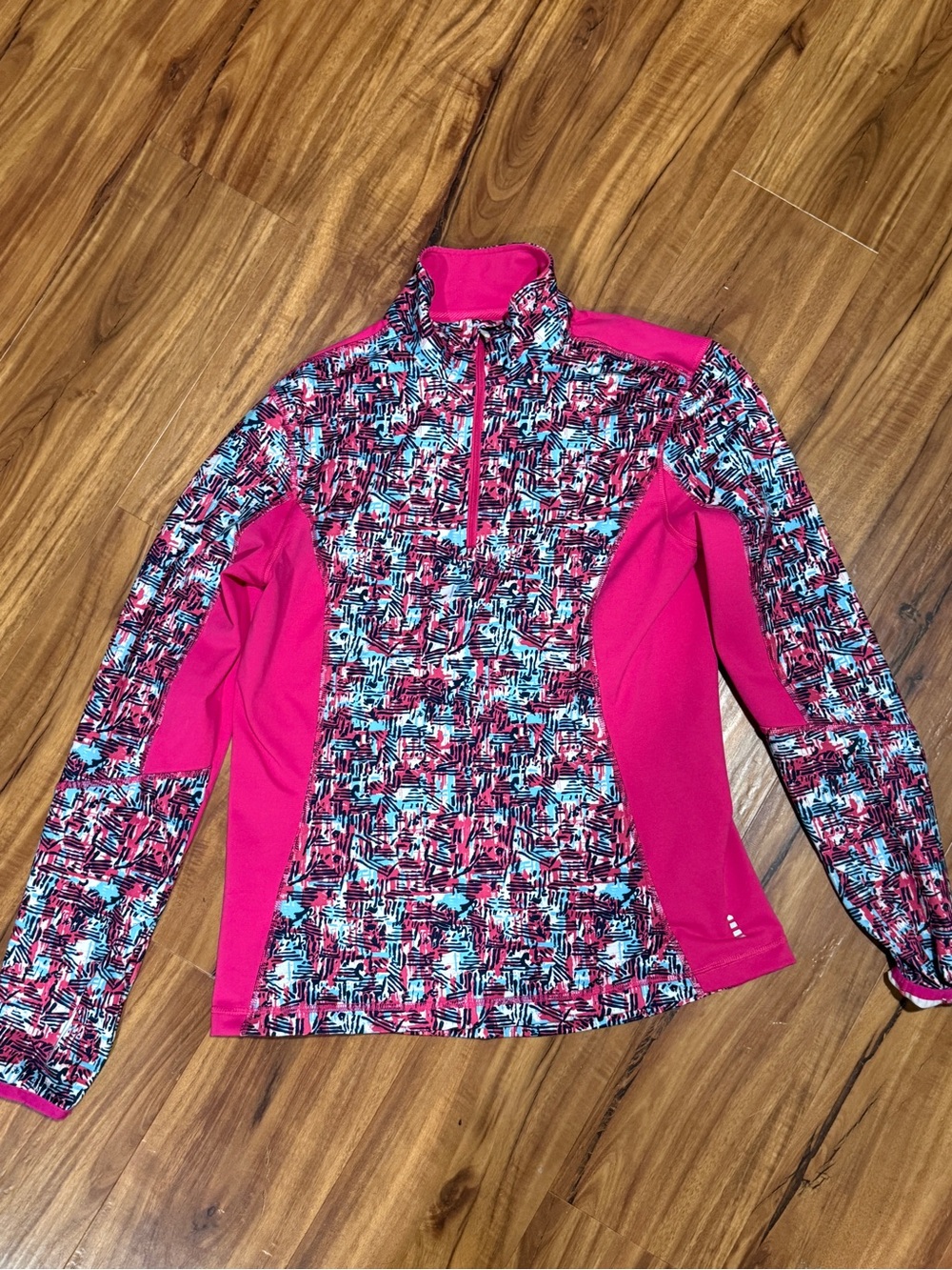 Lands' End Sport Quarter-Zip Athletic Top Small